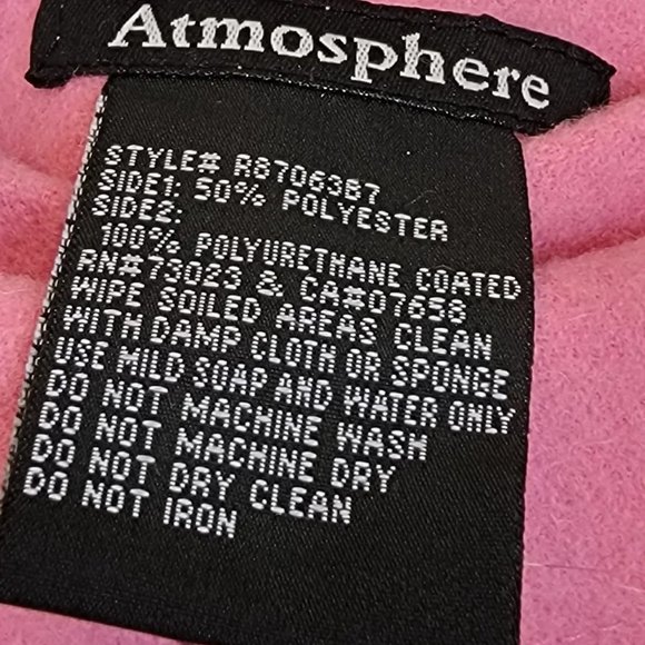 Atmosphere Pink Felt Trench Coat, Reversible, Women's Size 0-2 NWOT - Picture 8 of 8